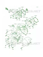 Left Engine Covers per Kawasaki Vulcan 800 1998