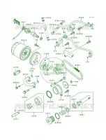 Oil PumpOil Filter per Kawasaki Vulcan 800 1998