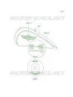 DecalsRedIvolyVN800 B2 per Kawasaki Vulcan 800 Classic 1997