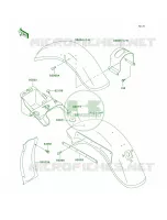 FendersVN800 B1B2B3 per Kawasaki Vulcan 800 Classic 1997