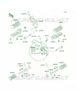 Footrests per Kawasaki Vulcan 800 Classic 1997