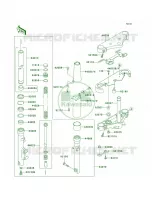 Front Fork per Kawasaki Vulcan 800 Classic 1997