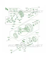 Rear WheelChain per Kawasaki Vulcan 800 Classic 1997
