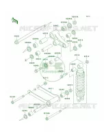 SuspensionShock Absorber per Kawasaki Vulcan 800 Classic 1997