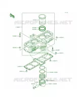 CylinderPistons per Kawasaki Eliminator 600 1996
