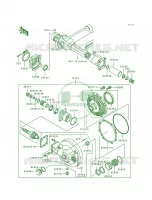 Drive ShaftFinal Gear per Kawasaki Eliminator 600 1996