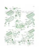 Footrests per Kawasaki Eliminator 600 1996