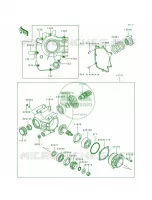 Front Bevel Gear per Kawasaki Eliminator 600 1996