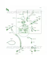 Front Master Cylinder per Kawasaki Eliminator 600 1996