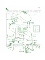 Fuel Evaporative System per Kawasaki Eliminator 600 1996