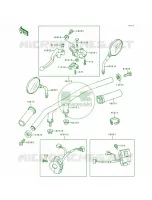 Handlebar per Kawasaki Eliminator 600 1996