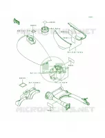 Labels per Kawasaki Eliminator 600 1996