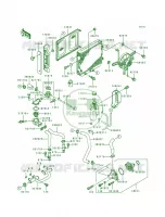 Radiator per Kawasaki Eliminator 600 1996