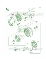 Rear WheelChain per Kawasaki Eliminator 600 1996