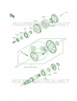 Secondary Shaft per Kawasaki Eliminator 600 1996