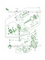 Starter Motor per Kawasaki Eliminator 600 1996