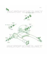 Swingarm per Kawasaki Eliminator 600 1996