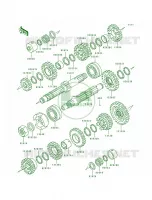 Transmission per Kawasaki Eliminator 600 1996