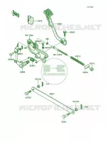 Brake Pedal per Kawasaki Vulcan 750 1992