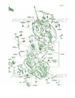 Crankcase per Kawasaki Vulcan 750 1992