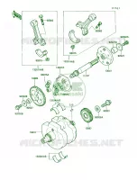 Crankshaft per Kawasaki Vulcan 750 1992