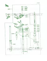 Front Fork per Kawasaki Vulcan 750 1992