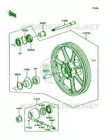 Front Hub per Kawasaki Vulcan 750 1992