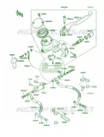 Front Master CylinderVN750 A7A8A9 per Kawasaki Vulcan 750 1992