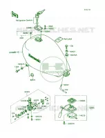 Fuel Tank per Kawasaki Vulcan 750 1992