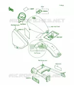 Label per Kawasaki Vulcan 750 1992
