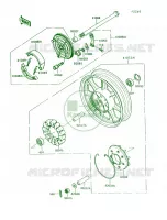 Rear Hub per Kawasaki Vulcan 750 1992