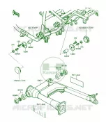 Swing Arm per Kawasaki Vulcan 750 1992