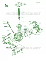 Carburetor Parts per Kawasaki Vulcan 750 1988