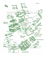 Cylinder Head Cover per Kawasaki Vulcan 750 1988