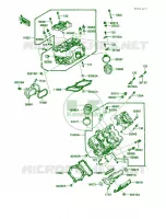 Cylinder Head per Kawasaki Vulcan 750 1988