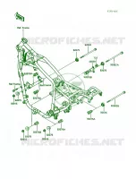 Frame Fittings per Kawasaki Vulcan 750 1988