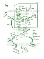 Front Master Cylinder per Kawasaki Vulcan 750 1988