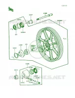 Front Wheel per Kawasaki Vulcan 750 1988