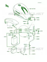 Fuel Evaporative System per Kawasaki Vulcan 750 1988