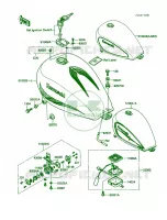 Fuel Tank per Kawasaki Vulcan 750 1988