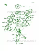 Meters per Kawasaki Vulcan 750 1988