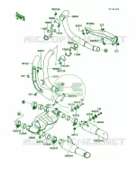 Mufflers per Kawasaki Vulcan 750 1988