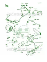 Oil PumpOil Filter per Kawasaki Vulcan 750 1988