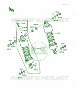 SuspensionShock Absorber per Kawasaki Vulcan 750 1988