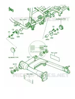 Swingarm per Kawasaki Vulcan 750 1988