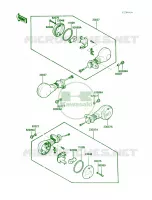 Turn Signals per Kawasaki Vulcan 750 1988