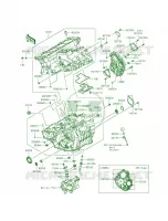 Crankcase per Kawasaki Ninja ZX-10R 30th Anniversary 2015