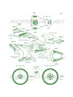 DecalsGreenJFFA per Kawasaki Ninja ZX-10R 30th Anniversary 2015