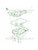 Oil Pan per Kawasaki Ninja ZX-10R 30th Anniversary 2015