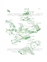 Rear Fenders per Kawasaki Ninja ZX-10R 30th Anniversary 2015